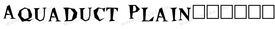 Aquaduct Plain字体转换